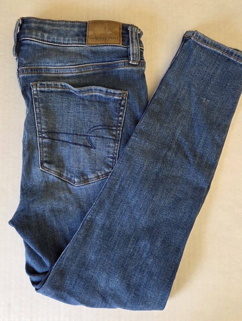 American Eagle Super Hi-Rise Jegging Next Level Stretch Women's 4 X-Short EUC